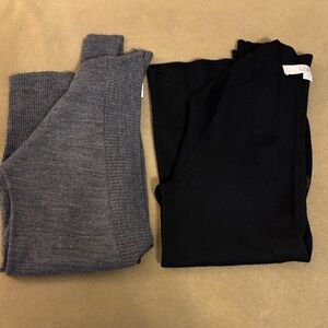 LOFT Cardigans Grey and Black Size XS